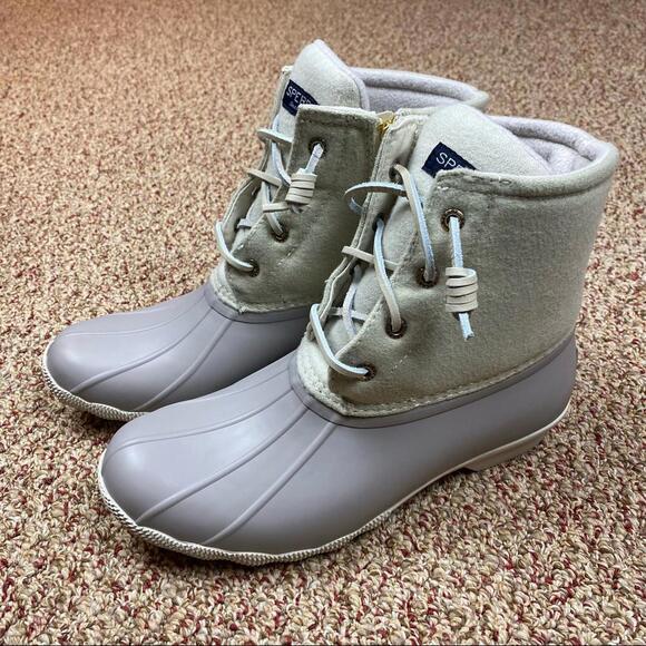 Sperry Ivory Duck Boots NWT - Picture 2 of 10